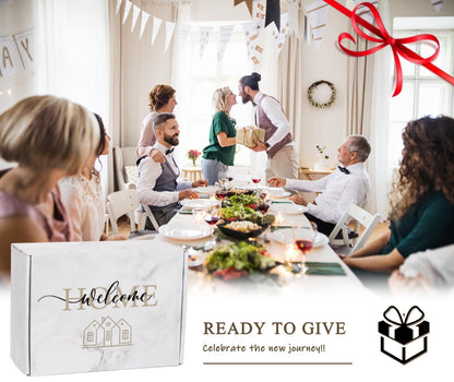 YLOVAN House Warming Gifts New Home (11 Piece Set), Unique Housewarming Baskets for Couples, Clients, Women, Men, Closing Gift for Home Buyers Realtors, Welcome First Apartment Essentials Ideas