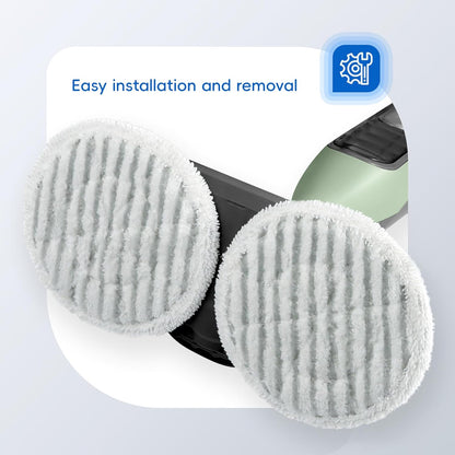 Shark Steam Mop Replacement Pads - 8 Pack for S8001, S7001, S7201 | Durable & Washable for All Floors