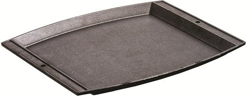 Lodge Cast Iron Griddle - Seasoned Jumbo Chef’s Serving Platter, 15 x 12.25 Inches