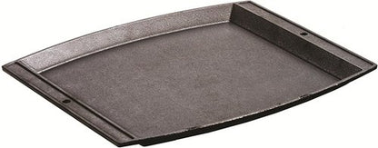 Lodge Cast Iron Griddle - Seasoned Jumbo Chef’s Serving Platter, 15 x 12.25 Inches