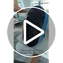 Wall Outlet Space Heater 450W with Remote & Timer, Portable Electric Heater for Office Dorm Room