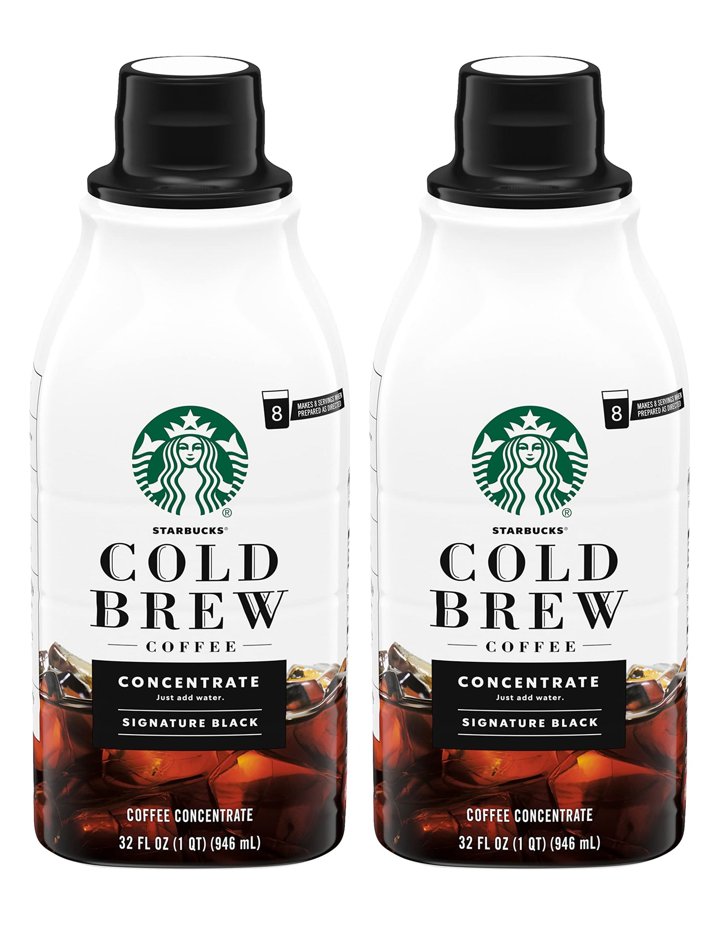 Starbucks Coffee Cold Brew Concentrate 2 Bottles Of 32 Fl Oz Net Wt 64 Fl Oz,, ()