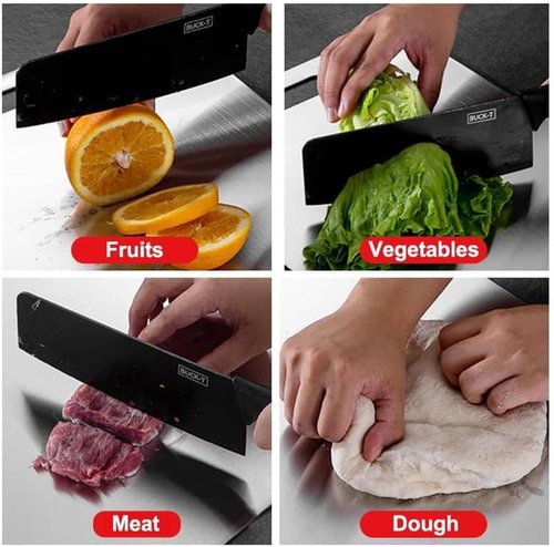 Tivano Cutting Board, Tivano Titanium Cutting Boards for Kitchen, Knife-Friendly Cutting Boards Double Sided Easy to Clean (15.3 x 11 in)