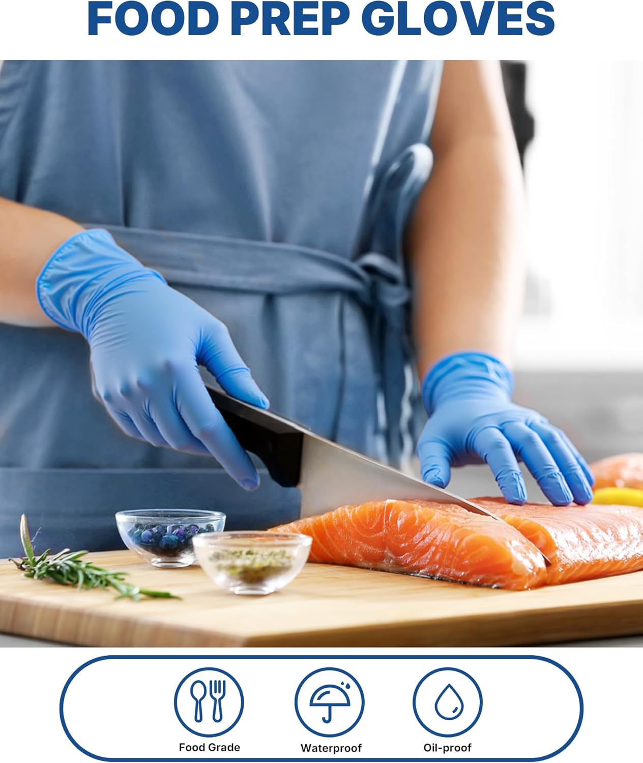 Schneider Vinyl Synthetic Exam Gloves - Latex-Free, 4 Mil Disposable Gloves for Medical & Food Prep