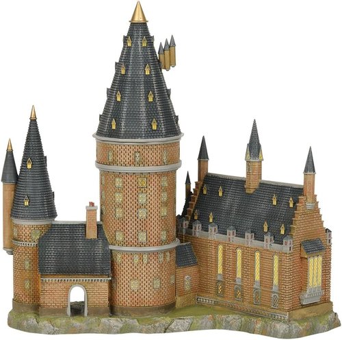 Department56 Harry Potter Village - Hogwarts Hall & Tower Lit Building | 13.07" Multicolor Decor