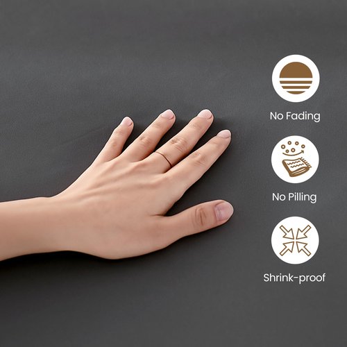 ROSE&RISY Dark Grey Queen Fitted Sheet,Soft and Breathable for Sleeping,Cooling Fitted Sheets,16“ Deep Pocket, 1pack (Dark Grey, Queen)