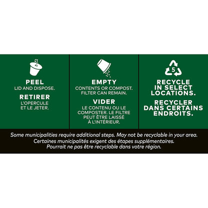 Van Houtte French Roast Coffee K-Cup Pods - Rich Flavor for Keurig Brewers | 24 Count