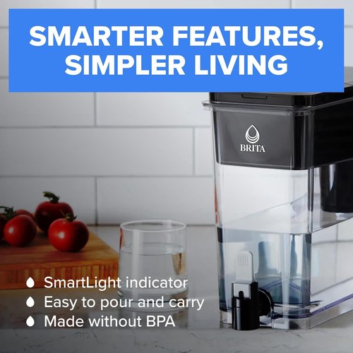 Brita UltraMax Water Dispenser - BPA-Free 27-Cup Capacity | Reduces Copper, Cadmium & Mercury