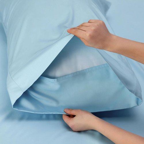 Bedsure King Size Sheets Set - Cooling Bamboo Rayon Sheets for Hot Sleepers | Breathable & Soft, Aqua