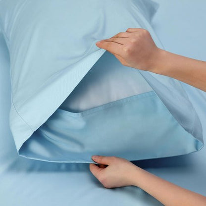 Bedsure King Size Sheets Set - Cooling Bamboo Rayon Sheets for Hot Sleepers | Breathable & Soft, Aqua