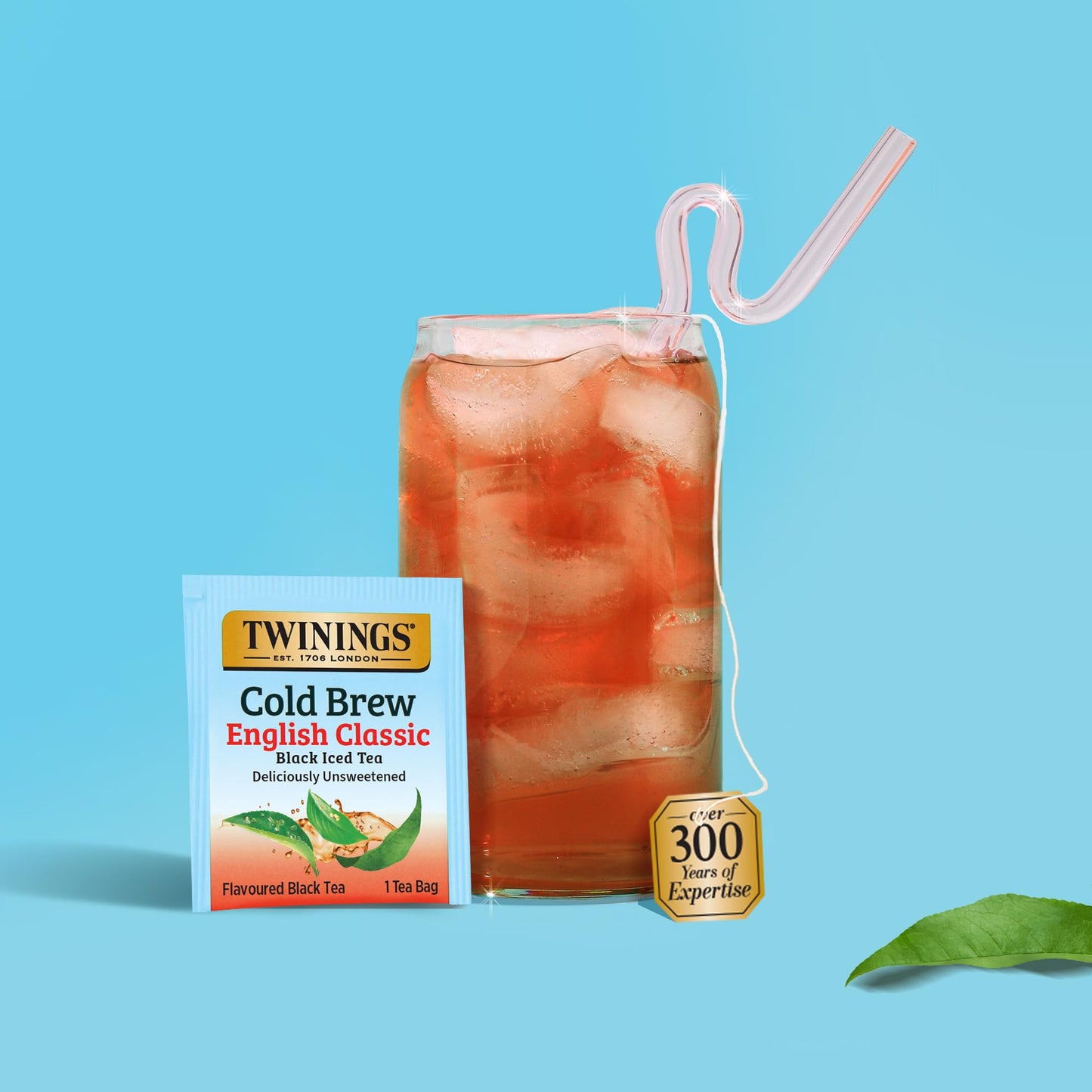 Twinings English Classic Cold Brew Iced Tea Bags, 20 Count (Pack of 6), Unsweetened Black Tea, Caffeinated, 120 Teabags