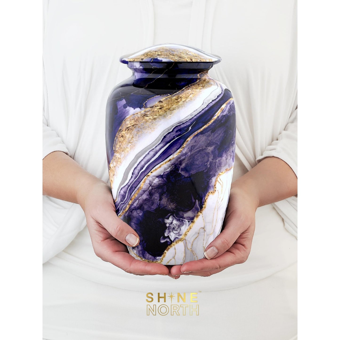 Dream River Urn for Ashes Adult Male Large & Small Urn for Ashes for Women - Cremation Urn for Human Ashes Adult for Niche, Funeral, Burial, and Home