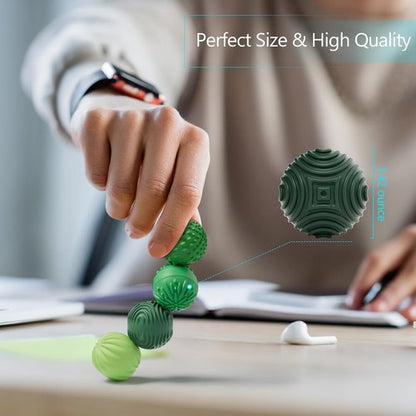Luckdoor Silicone Magnetic Balls - Fidget Toys for Stress Relief | 4PCS Sensory Gadgets for ADHD & Anxiety