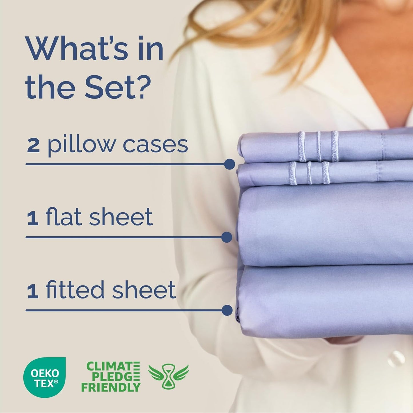 Queen Size Sheet Set by Hotel Luxury | Comfy, Breathable & Cooling - Ultra-Soft, Deep Pockets - Lavender