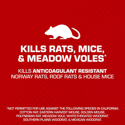 Tomcat Bromethalin Bait Chunx - Effective Rat & Mice Control for Professionals | 4.25 lbs Pail