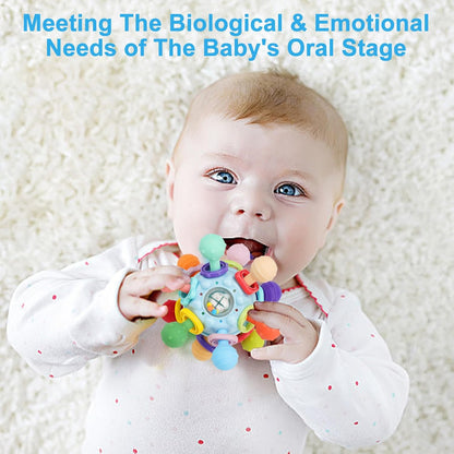 Skiennix Baby Montessori Sensory Toys - Teething & Learning Developmental Gifts for Infants 0-18 Months