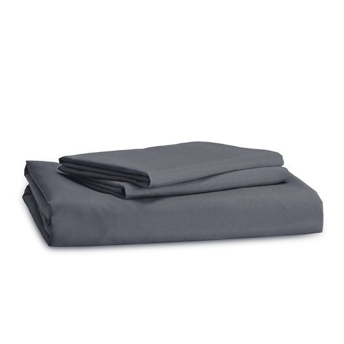 Bedsure Duvet Cover Queen Size - Soft Double Brushed Bedding Set for Kids & Adults, Zipper Closure, 3 Pieces, Includes 1 Duvet Cover (90"x90") & 2 Pillow Shams, NO Comforter, Dark Grey