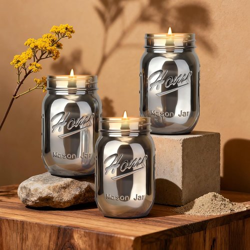 Scented Candle Smoke Gray Sands Scented, Classic 22oz Large Jar Single Wick Candle, Over 110 Hours of Burn Time, Perfect for Creating Relaxing Atmosphere (Black Cedar and Juniper)