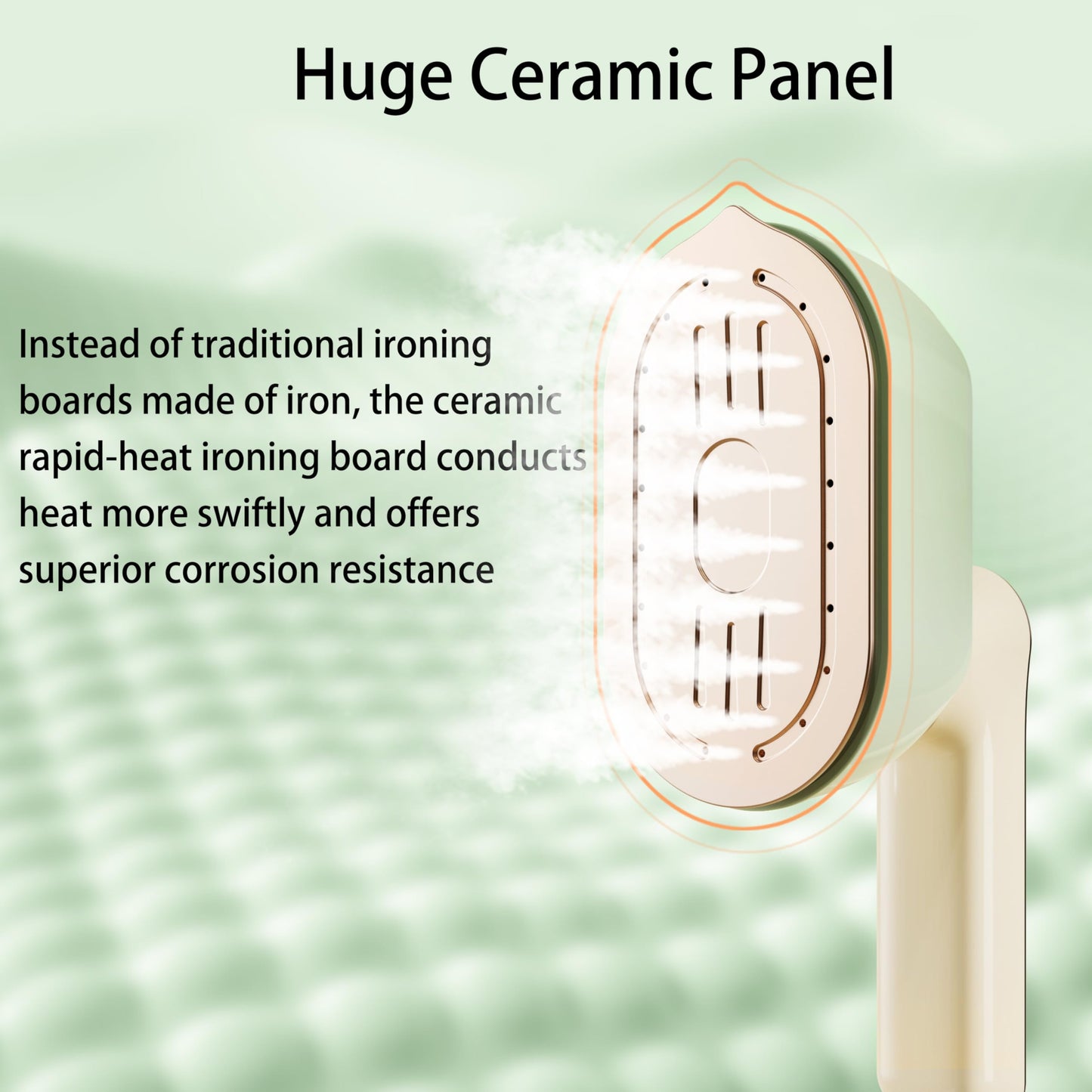 UltLegCreX Portable Travel Steamer for Clothes,800-1150w Foldable Clothes Steamer and Iron,Fast Heat Up,180° Rotatable Handle,Powerful Wrinkle Remover for Home & Travel,Large Ceramic Heat Panel
