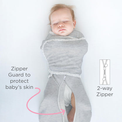 SwaddleDesigns 6-Way Omni Swaddle Sack, Arms Up Swaddle for Newborn, More Options to Calm Startle Reflex, Improves Sleep, Easy Transition Baby Sleep Sack, Small, 0-3 Mo, 6-14 lbs, Gold, Swaddle Love