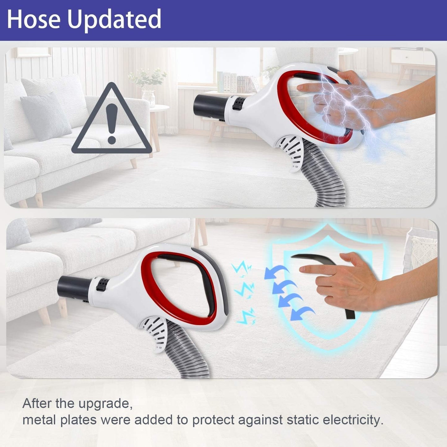 Shark Rotator Hose Handle - Upgraded Replacement for NV500 Series | Compatible with NV501, NV502, NV503, NV504, NV505, NV510, NV520, NV552, UV560