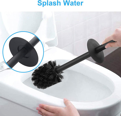 Regine Switzerland Stainless Steel Toilet Bowl Brush - Sleek Holder for Bathroom Organization