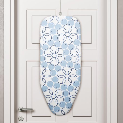 Household Essentials 122101 Small Tabletop Ironing Board with Folding Legs - Magic Rings Cover and Pad,Blue Rings