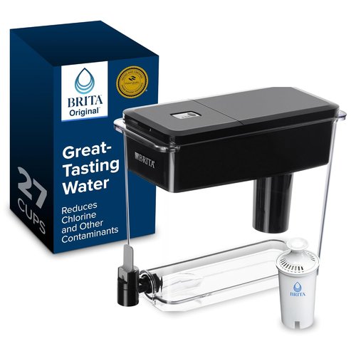 Brita UltraMax Water Dispenser - BPA-Free 27-Cup Capacity | Reduces Copper, Cadmium & Mercury