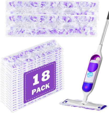 Power Mop Pads - Swiffer PowerMop Compatible Disposable Replacement Pads | 18 Count, Safe for All Floors