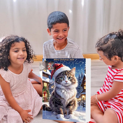 Cat Advent Calendar - 24-Day Holiday Countdown for Cat Lovers | Cute Kitten Decor Ornaments