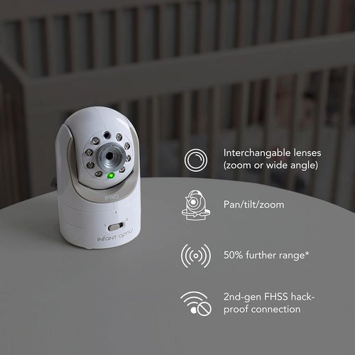 Infant Optics DXR-8 PRO Add-On Camera - Enhanced Monitoring Solution, White