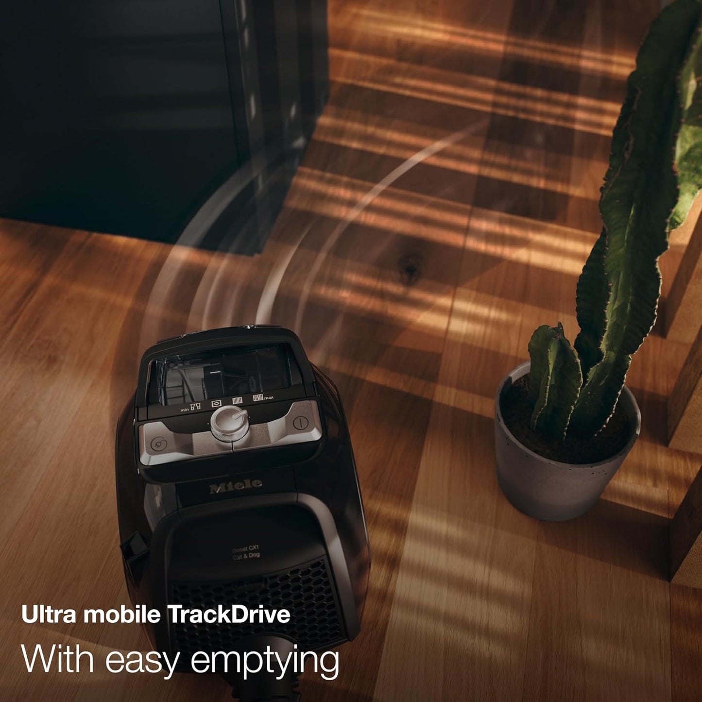 Miele Boost CX1 Bagless Canister Vacuum Cleaner - Compact Design in Lotus White