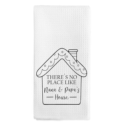 Nana and Papa Kitchen Towels - 16x24 Inch Hand Towels for Kitchen & Bathroom, Christmas Housewarming Gift (Variation: Nana and Papa)
