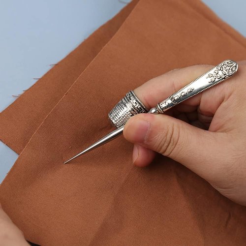 BUTUZE Embroidery Scissors Kit - Complete Vintage Sewing Tools with Original Case & Awl | European Antique Design