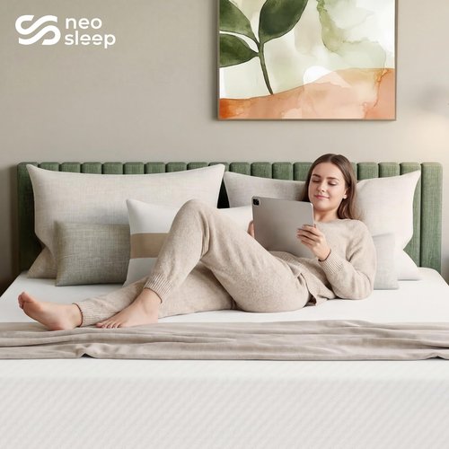 Neo Sleep 12 Inch Full Cooling Gel Memory Foam Mattress for Cool Sleep Medium Firm Pressure Relieving CertiPUR-US Certified Foam, Comfort & Supportive Mattress in a Box Fiberglass Free (Full, 12 in)