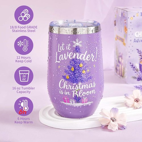 Advent Calendar 2026 by [Brand Name] - 24 Days of Lavender Spa Gifts for Women | Perfect for Mom, Wife, or Sister
