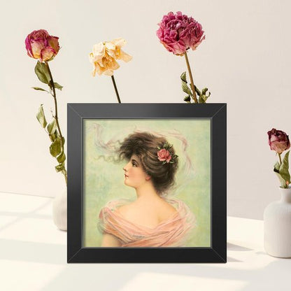LaVie Home 3x3 Picture Frame - Classic Black Wall Display Frame with HD Plexiglas | Vertical & Horizontal Use
