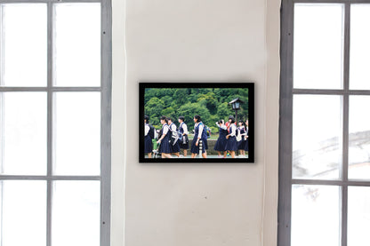 Frame Amo 12x18 Black Modern Picture or Poster Frame, 1 inch Wide Border, Smooth Wrap Finish, Acrylic Face