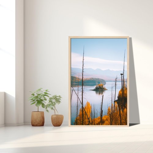 LaVie Home 24x36 Picture Frame for Wall Display, 24x36 Oak Picture Frame with HD Plexiglas, 24 x 36 Poster Frame 1 Pack, Display Frame for Vertical or Horizontal, Classic Collection