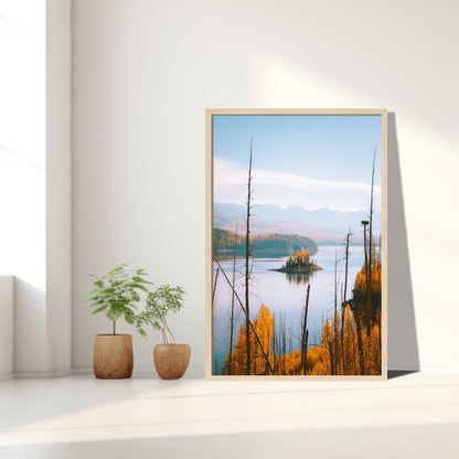LaVie Home 24x36 Picture Frame for Wall Display, 24x36 Oak Picture Frame with HD Plexiglas, 24 x 36 Poster Frame 1 Pack, Display Frame for Vertical or Horizontal, Classic Collection