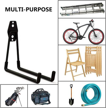 Garage Hooks by [Brand Name] - 12 Pack Heavy Duty Wall Storage Hangers for Bikes, Ladders & Tools