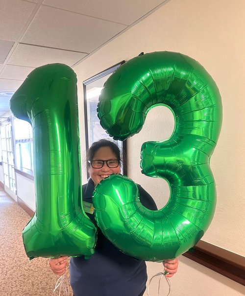 Green Number 60 Balloon - 40 Inch 60th Birthday Decorations for Men & Women | St. Patrick's Day Party Supplies