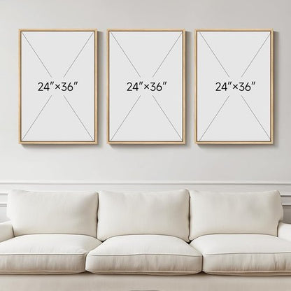 Boho Wall Art by [Brand Name] - Large 3D Textured Abstract Artwork | Modern Beige & Brown Geometric Paintings, 24x36 In