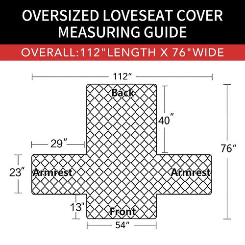 Easy-Going Sofa Slipcover Reversible Loveseat Sofa Cover Couch Cover for 2 Cushion Couch Furniture Protector with Elastic Straps for Pets Kids Dog Cat (Oversized Loveseat, PeacockBlue/Beige)