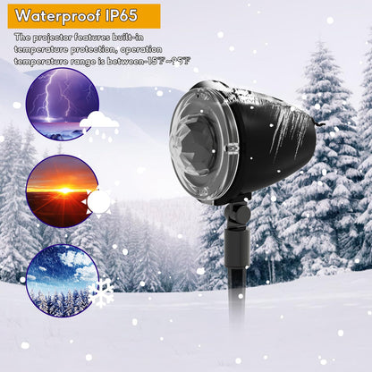 Halloween Christmas Lights Projector Outdoor,Holiday Lights Projector,Water Wave Aurora Holiday Spotlight with Remote,Waterproof LED Landscape Light for Wedding Garden Landscape Wall Tree Decoration