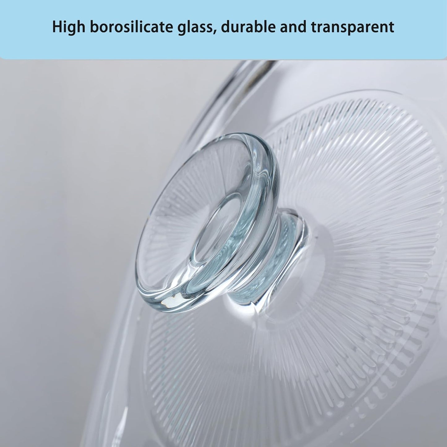 Clear Oval Glass Casserole Dish With Lid - 3Qt Baking Dish for Oven | Durable Cookware for Cooking & Serving
