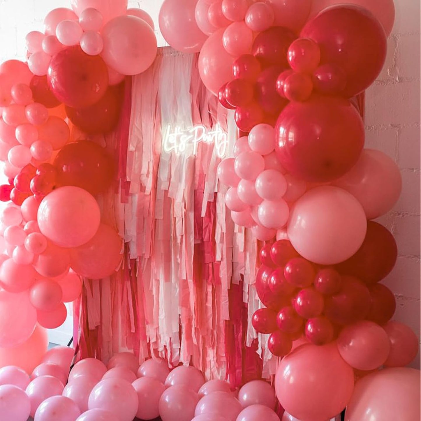 PartyWoo Pink Jumbo Balloons - 18 Inch Matte Rose Latex for Graduation, Wedding & Birthday Decor | 20 Pcs