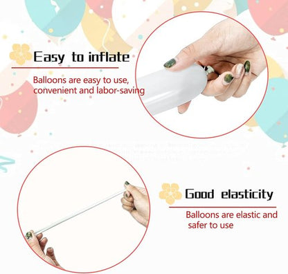 260 Clear Long Skinny Latex Balloons by Premium Quality - Ideal for Animal Balloons & Party Decorations