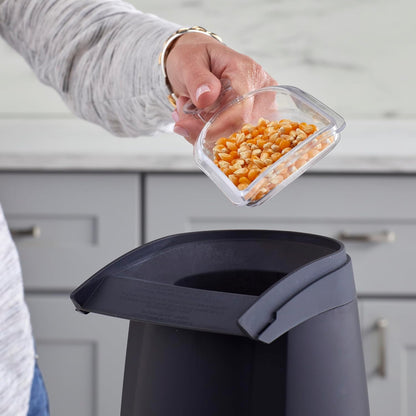 West Bend Air Crazy Popcorn Machine - Healthy Oil-Free Snacking, 4-Quart Capacity, Black
