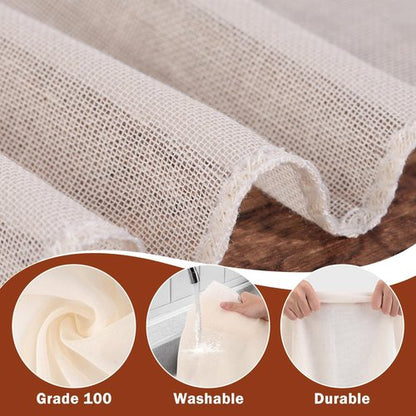 10 PCS Cheesecloth by [Brand Name] - 20x20 Inch, 100% Unbleached Cotton for Straining & Cheese Making